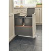 Rev-A-Shelf Rev-A-Shelf Legrabox Pull Out Double WasteTrash Container for Full Height Cabinets wSoft Close 5LB-1850OGWN-213